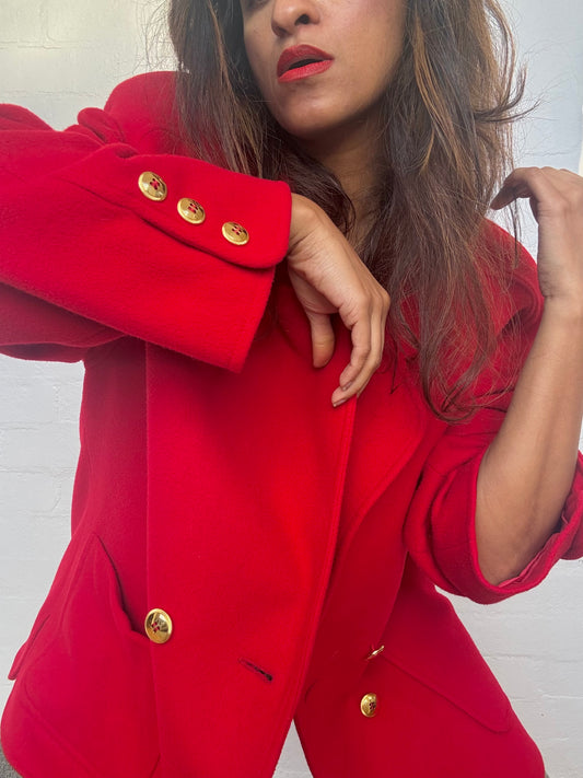 Vintage Lampert Cashmere Coat - Made in England