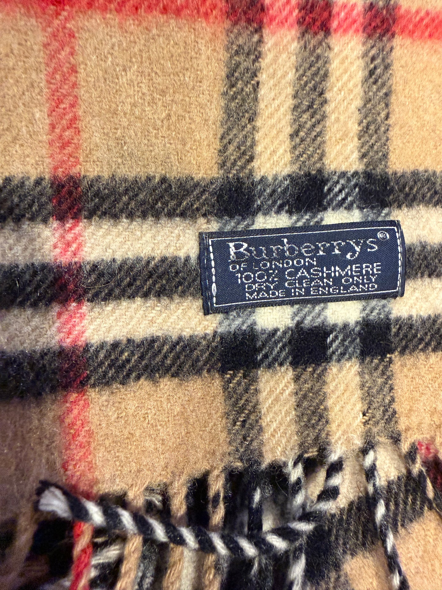 Authentic Burberry Cashmere Scarf
