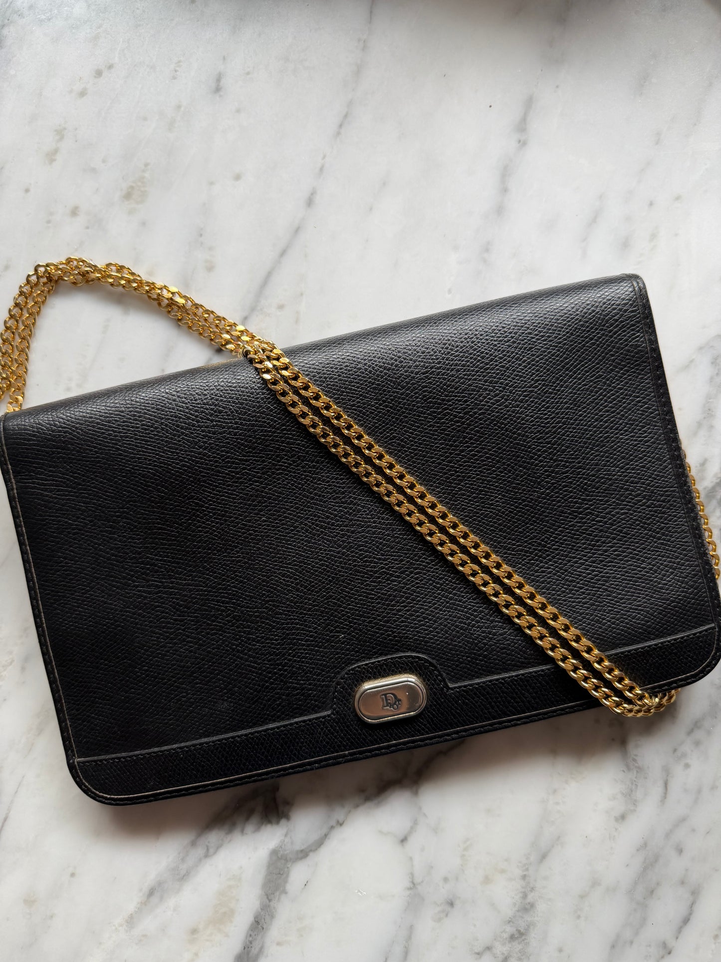 Vintage Christian Dior Leather Bag