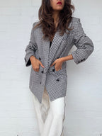 Vintage Houndstooth Blazer
