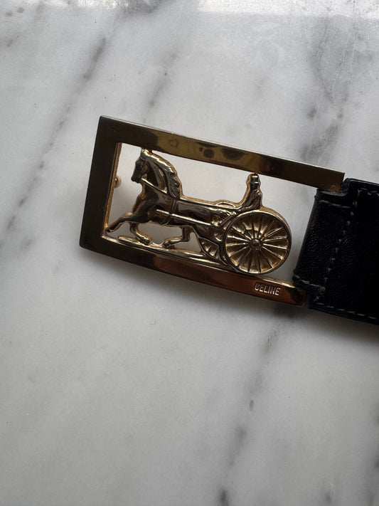 Vintage CELINE Carriage Studded Belt