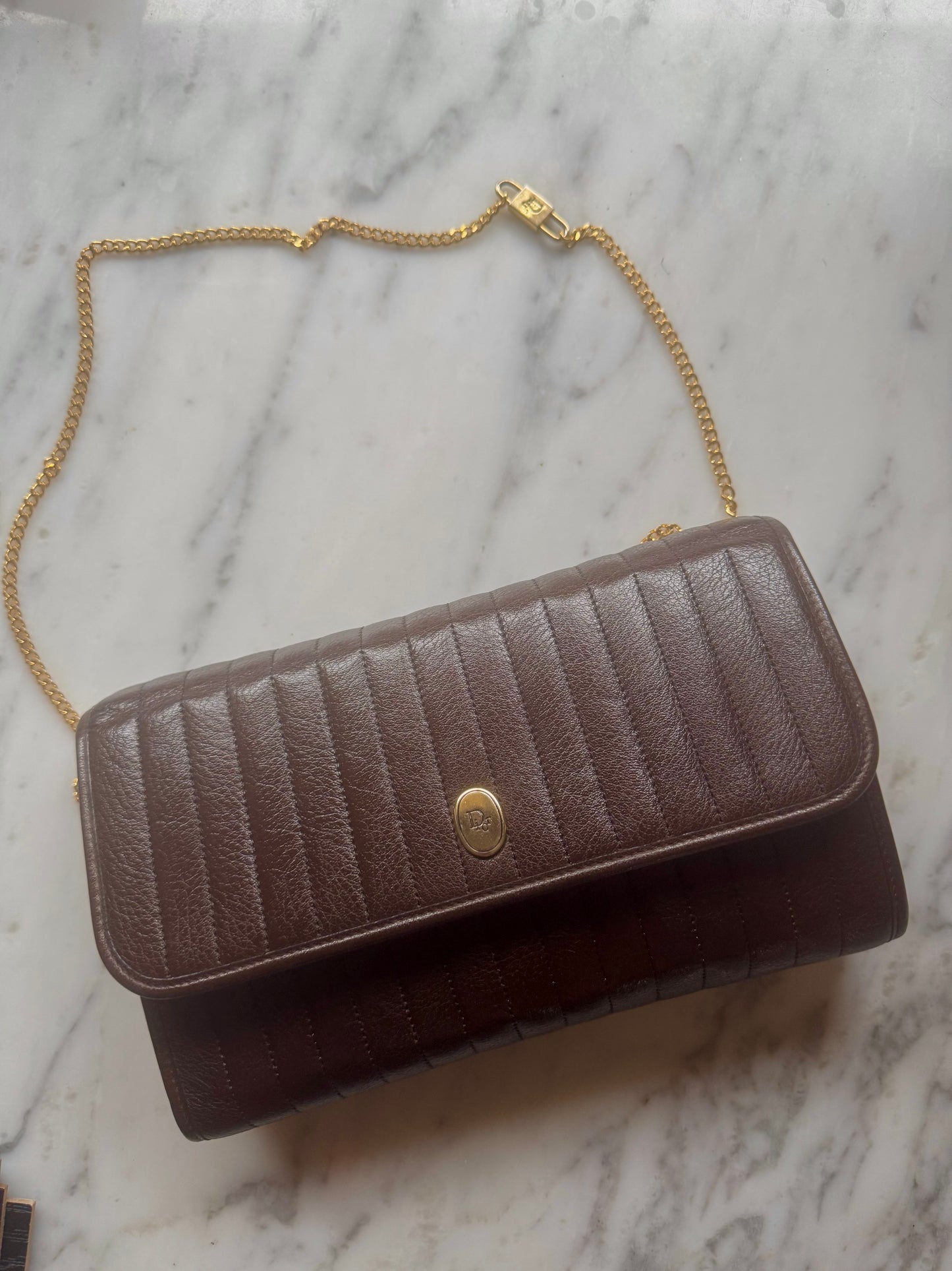 Super Rare Christian Dior Chain Shoulder Bag