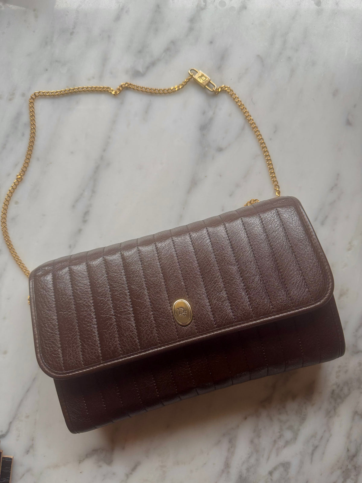 Super Rare Christian Dior Chain Shoulder Bag