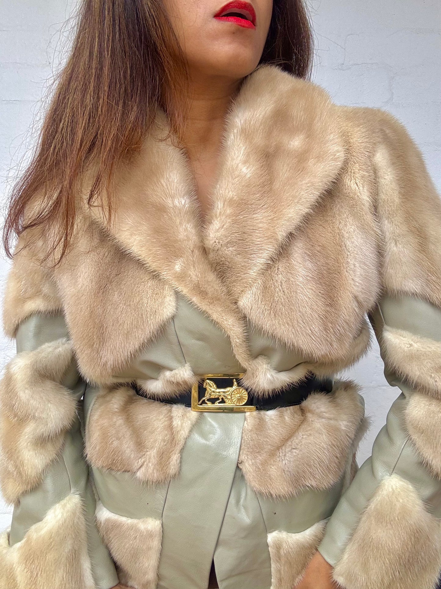 Vintage CELINE Carriage Studded Belt