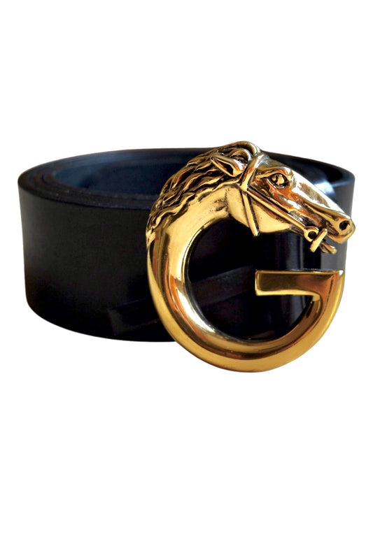 Rare Vintage Gucci Horse Buckle Belt - PRE-ORDER