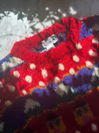 Vintage Colourful Mohair Knit Jumper