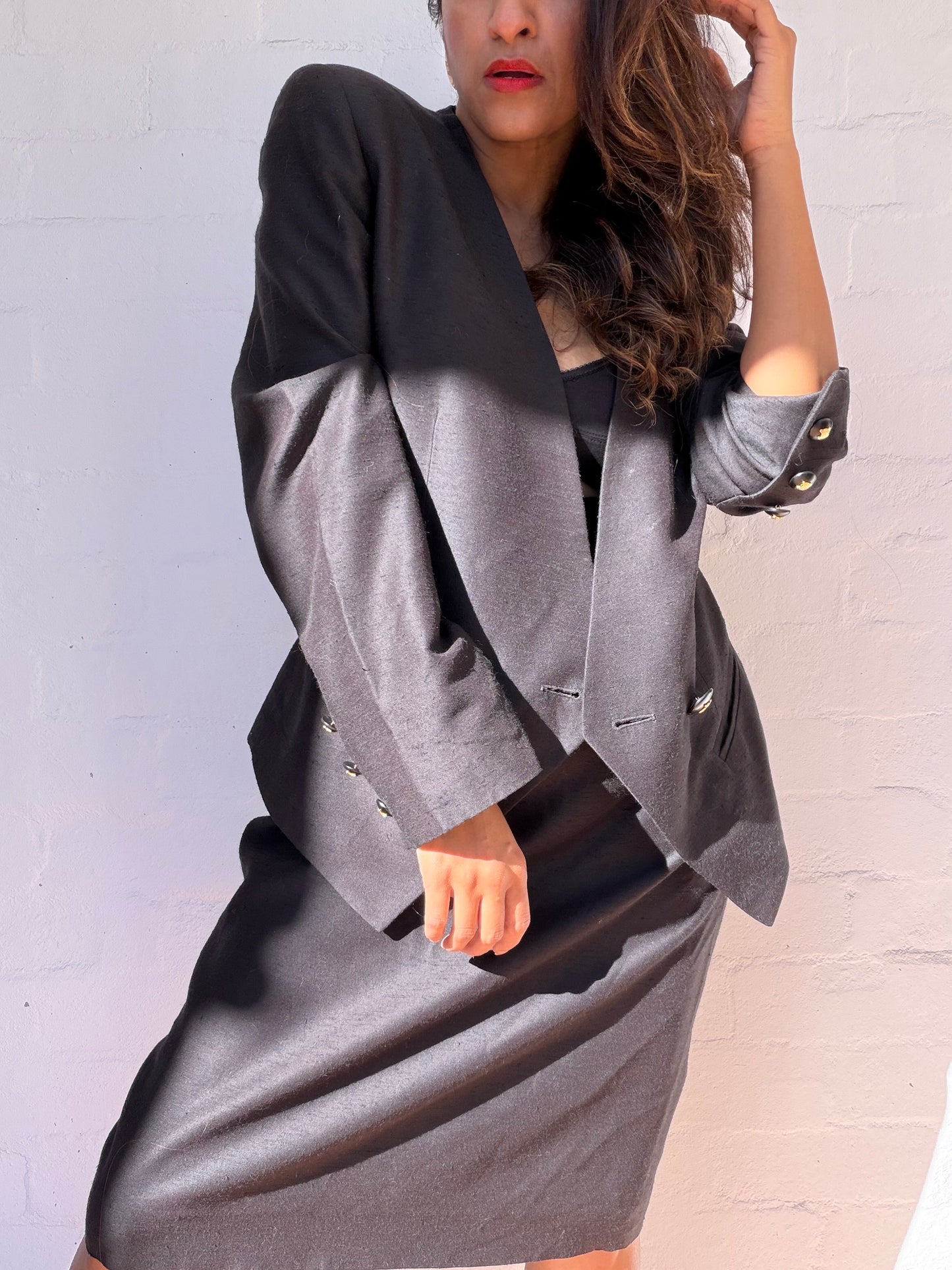 Vintage Céline Tailored Skirt Suit