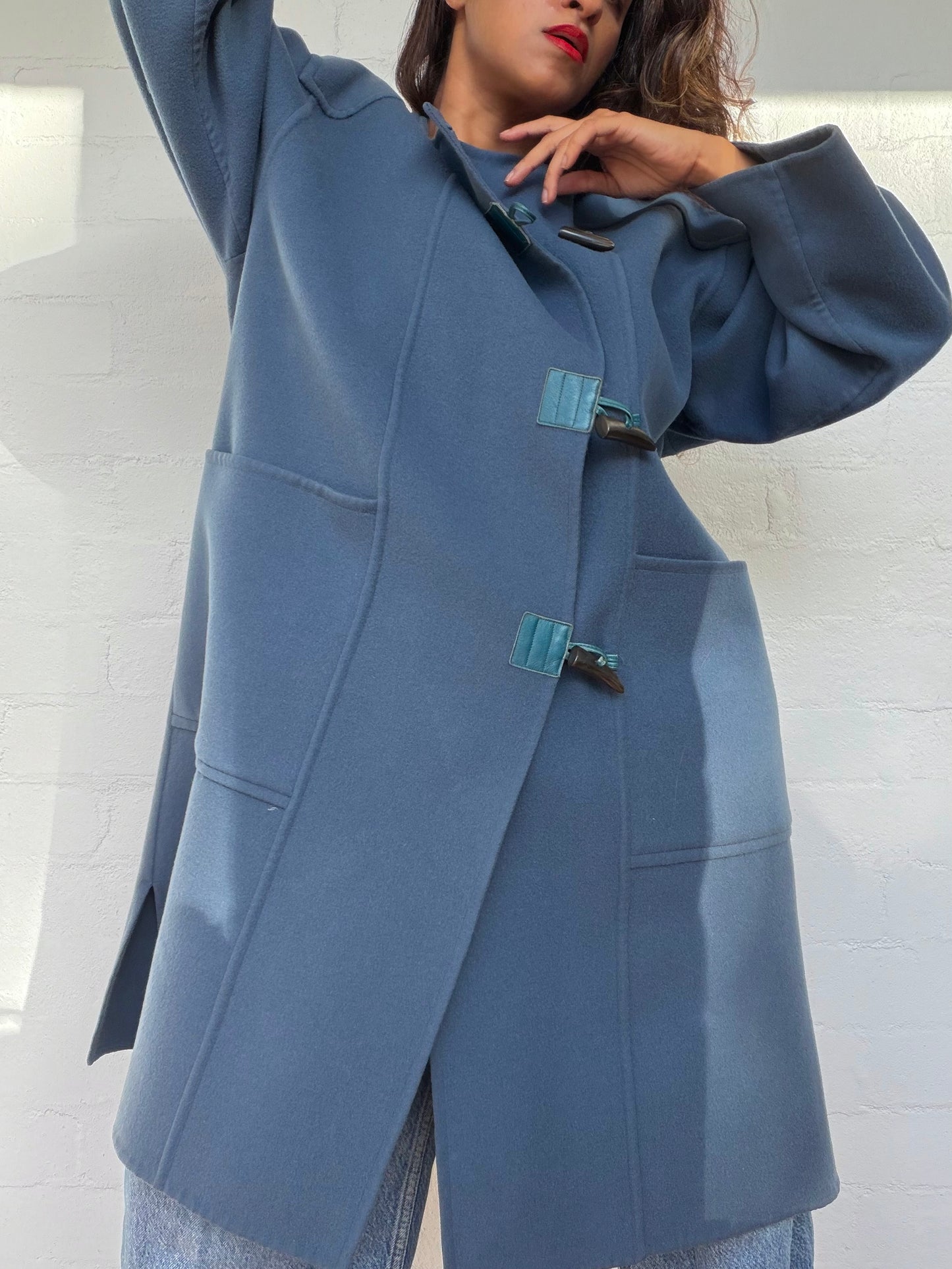 Burberry Duffle Coat - Airforce Blue
