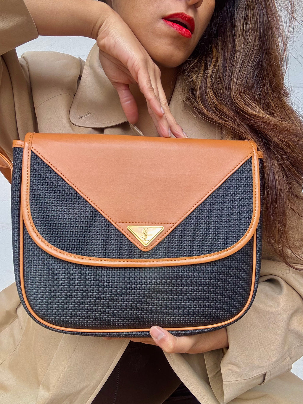 Authentic Vintage YSL Crossbody Bag