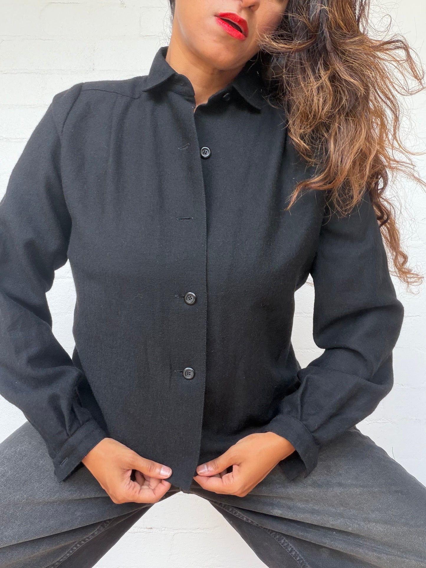 Vintage Christian Dior Shirt - Black