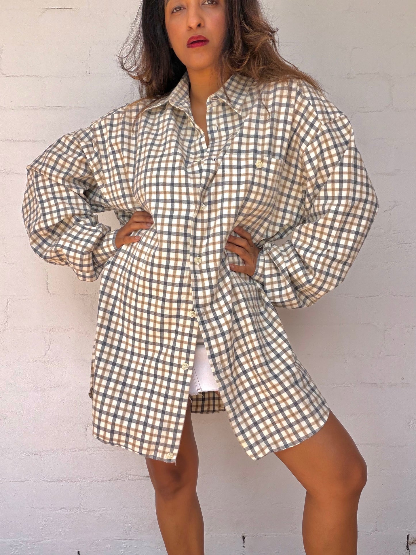 Fendi Check Cotton Shirt