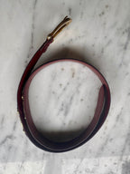Vintage CELINE Carriage - Bordeaux Belt