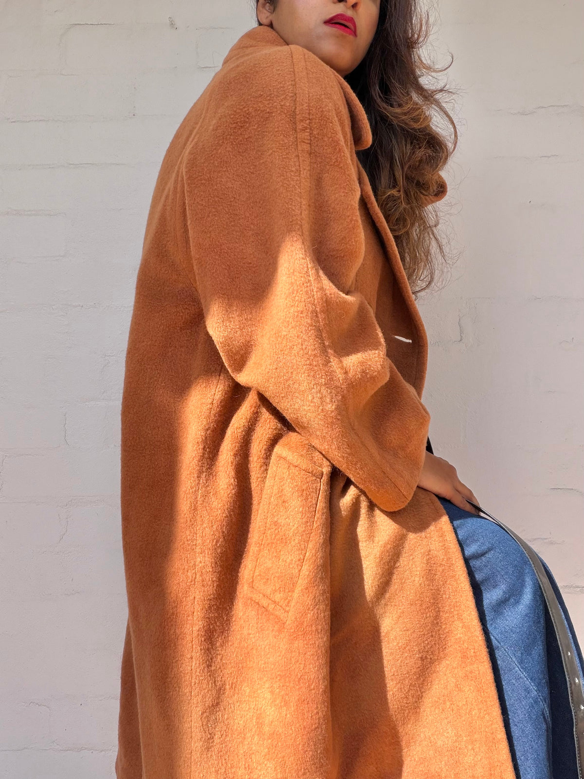 Super Rare Vintage Christian Dior Camel Coat