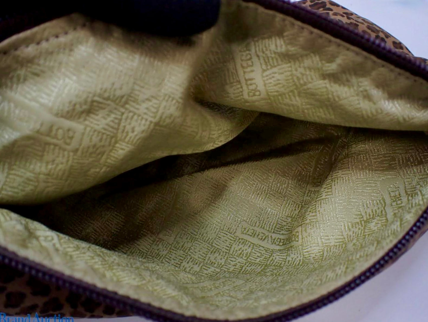 Bottega Veneta Leopard Leather Vanity Pouch