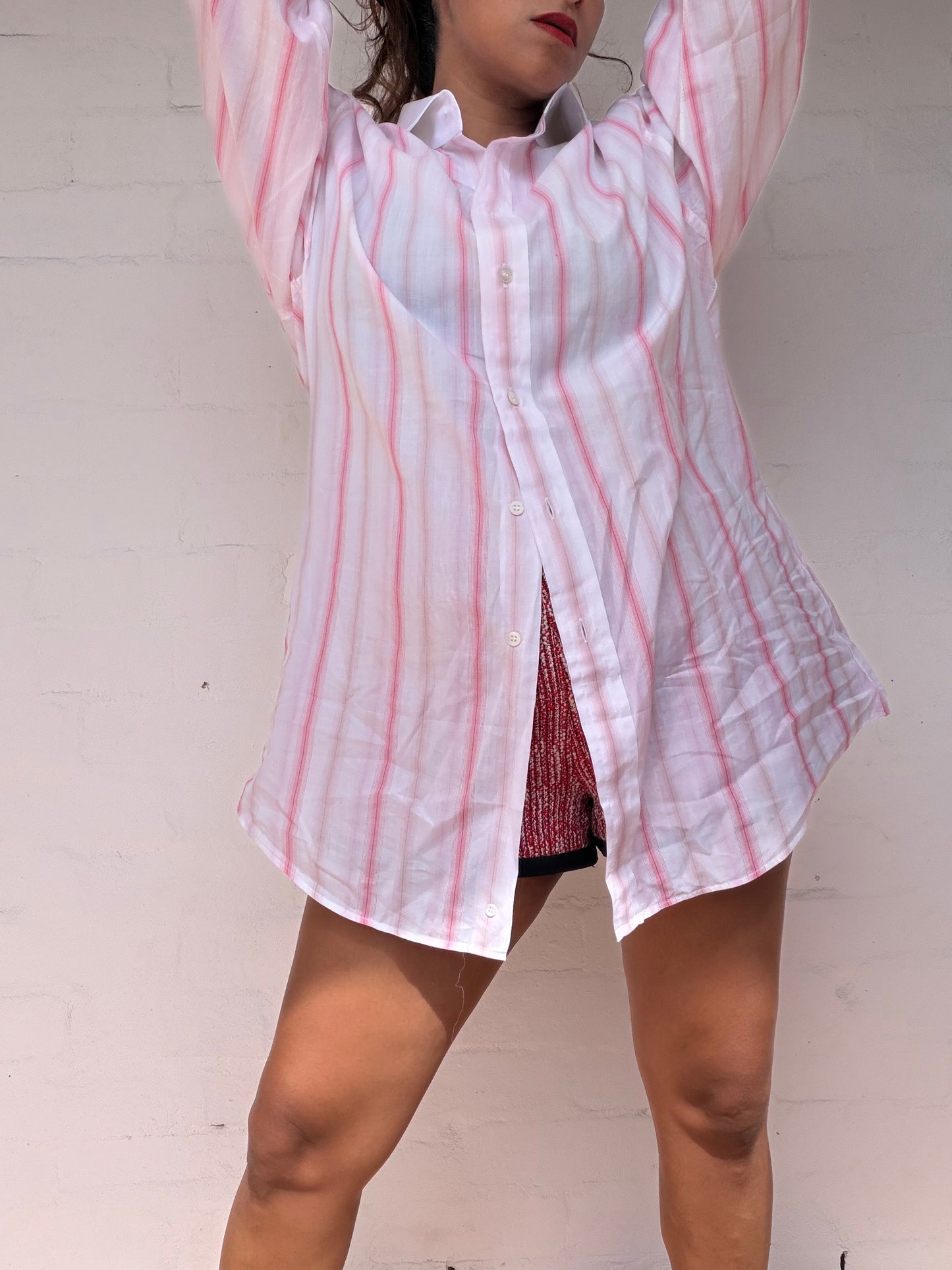 GUCCI Candy Striped Cotton Shirt