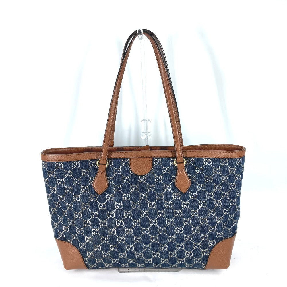 GUCCI Ophidia Denim Medium Tote