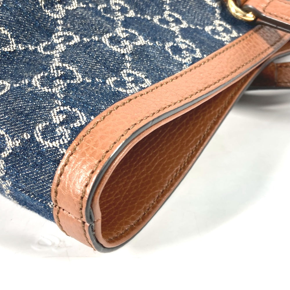 GUCCI Ophidia Denim Medium Tote