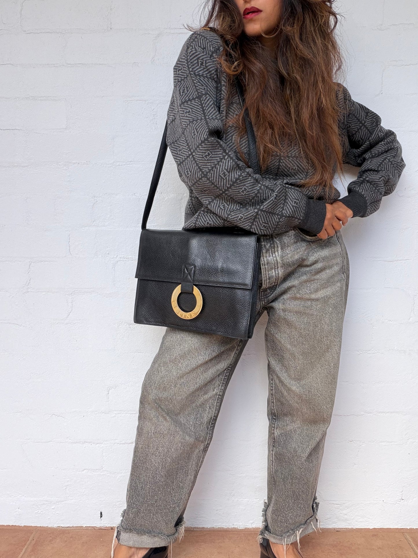 Rare Authentic Vintage Circle logo Bag