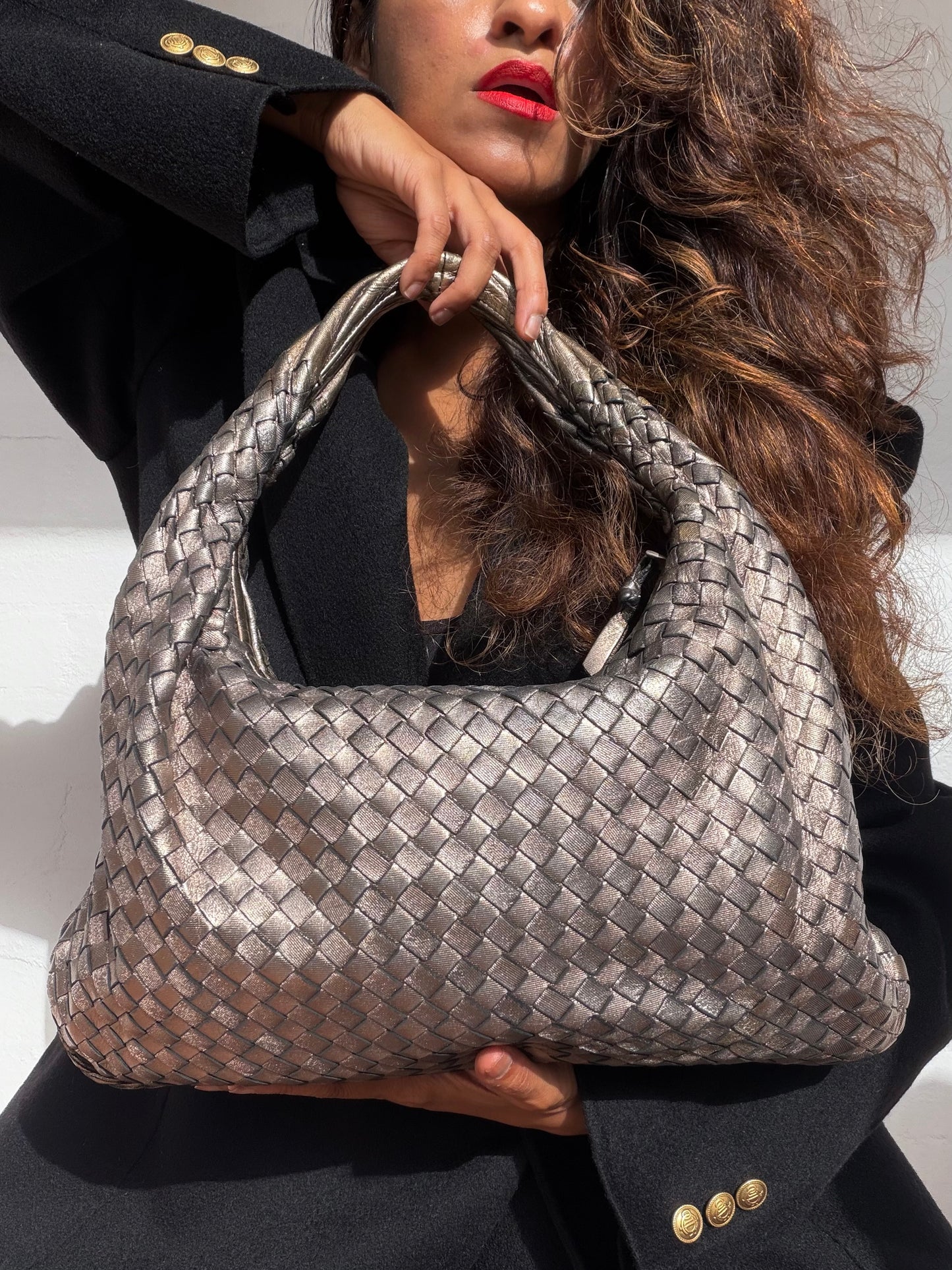 BOTTEGA VENETA Intrecciato Leather Handbag