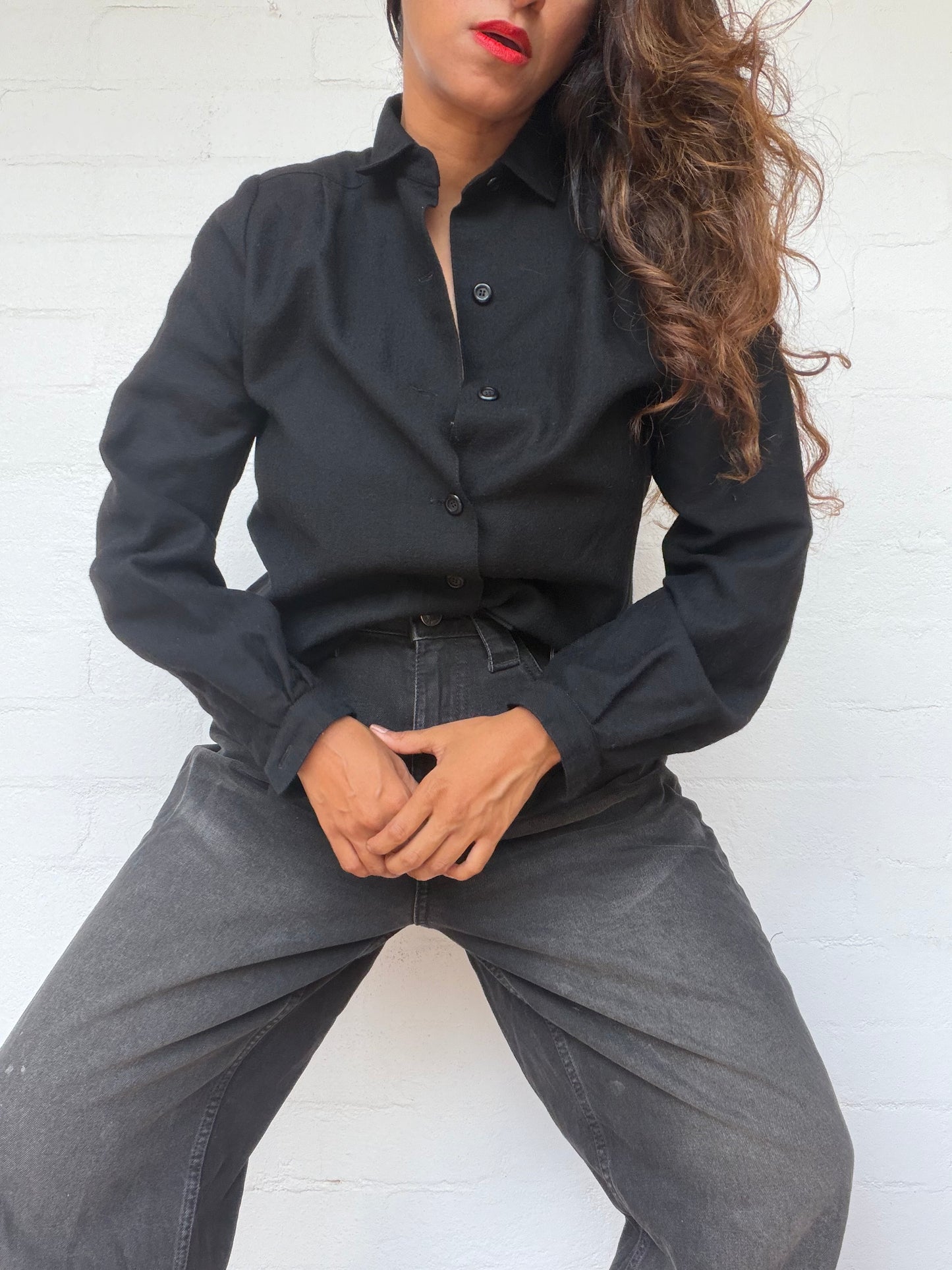 Vintage Christian Dior Shirt - Black