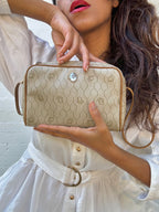Authentic Vintage Christian Dior Monogram Honeycomb Crossbody