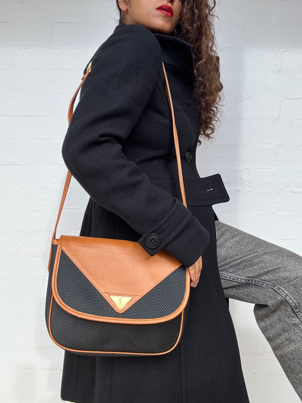 Authentic Vintage YSL Crossbody Bag