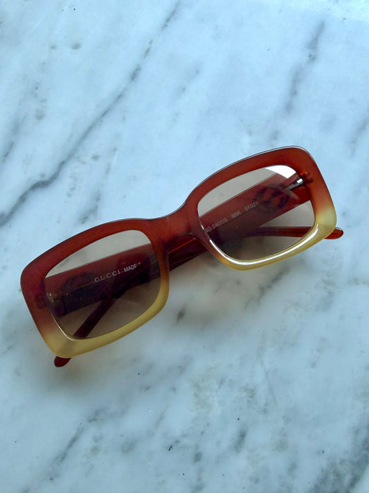 Vintage Gucci Oversized Gradient Sunglasses