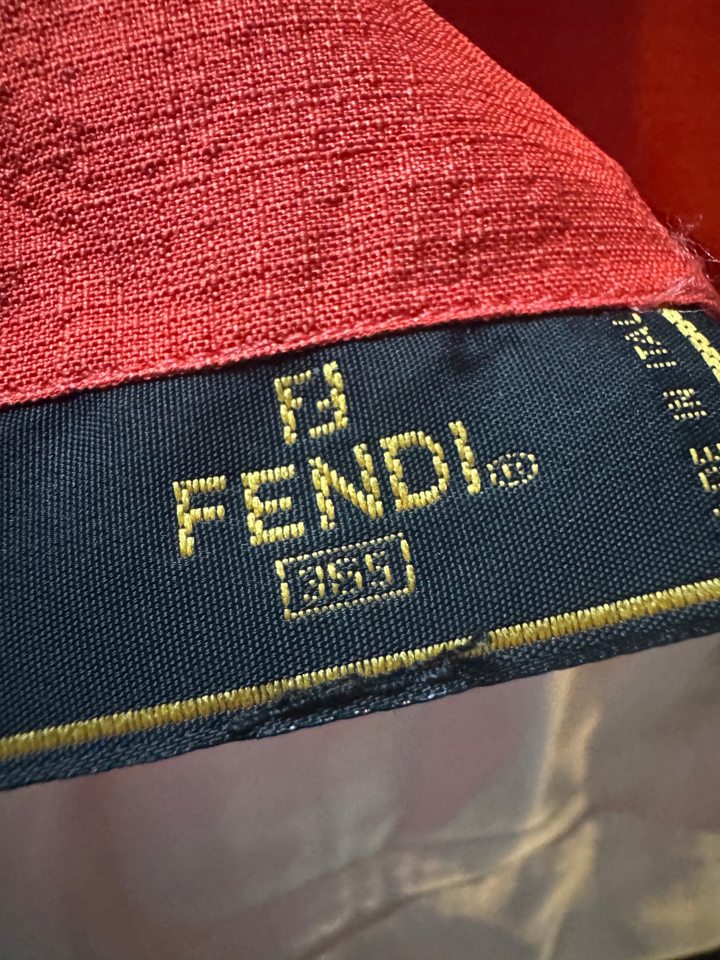 Vintage Fendi Silk Shirt - Orange