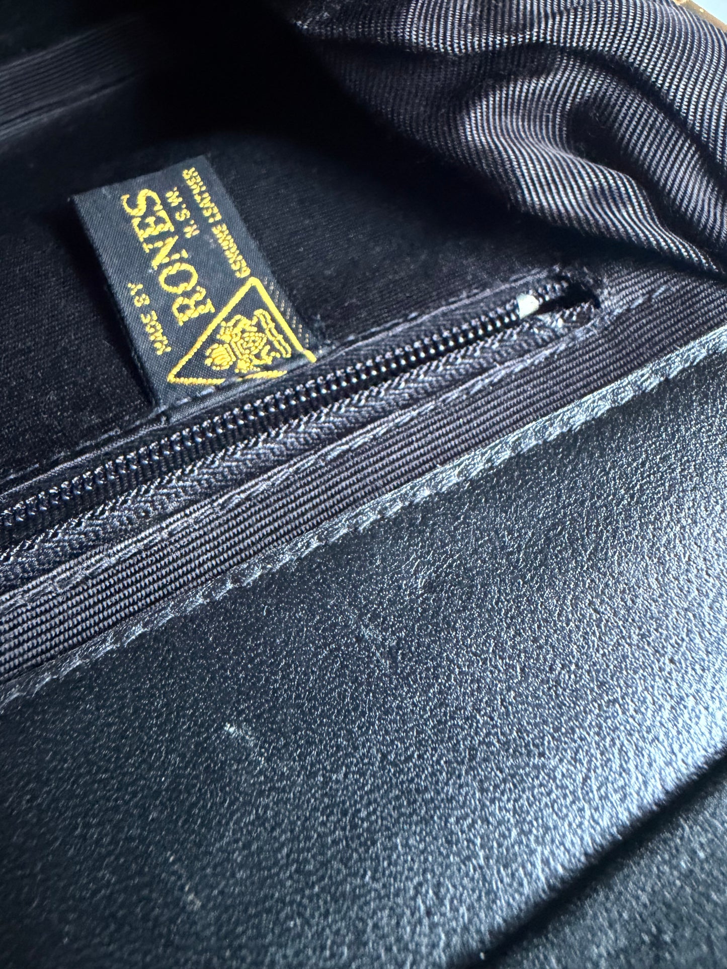 Vintage Leather Clutch - Made in Sydney