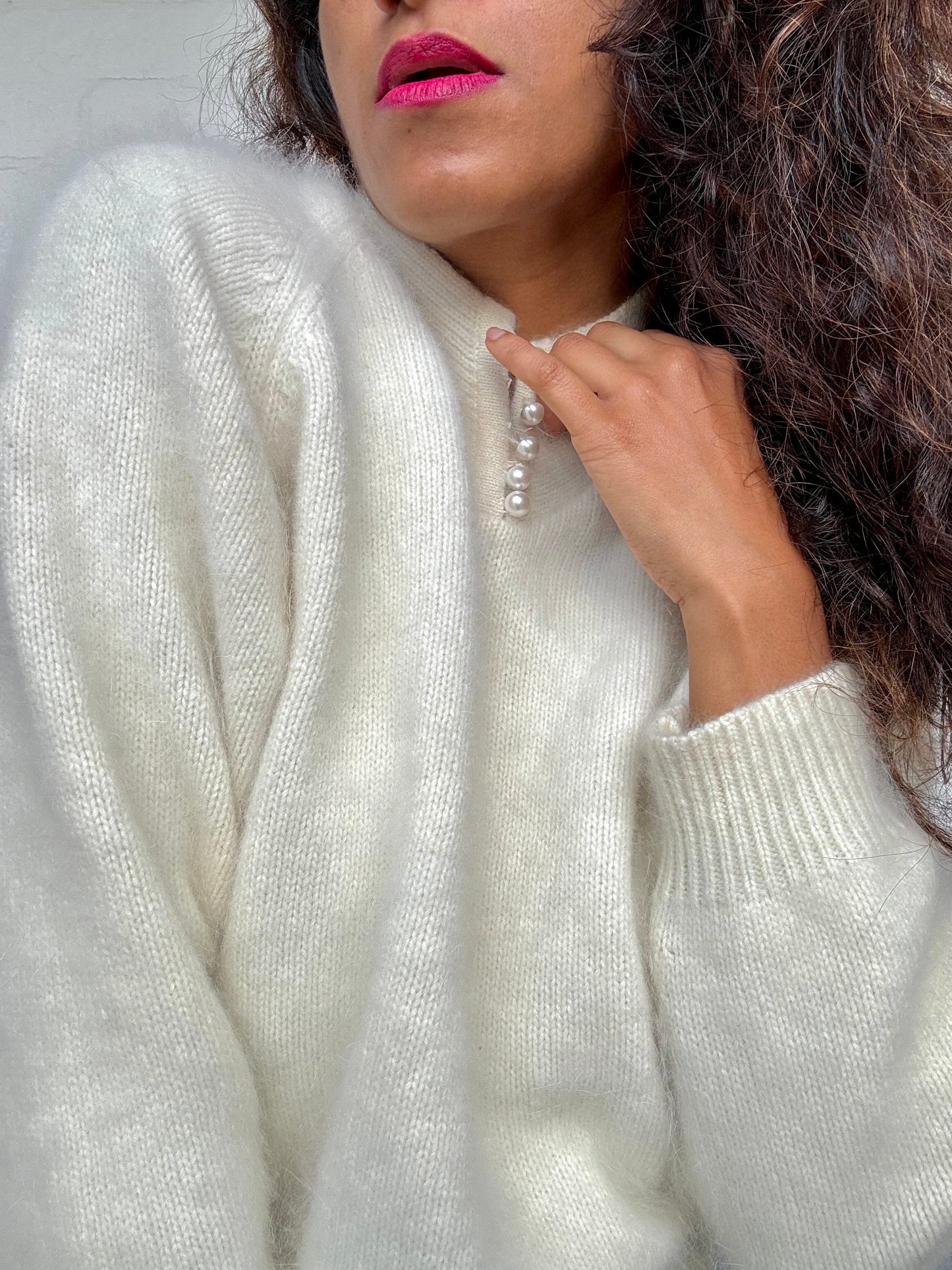 Vintage Angora Knit Sweater