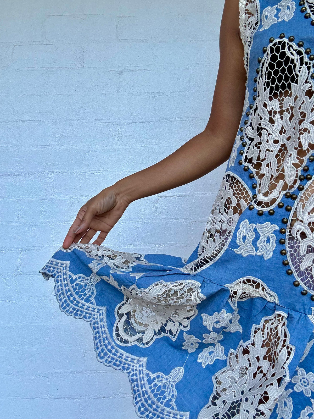 Cotton & Lace Dress