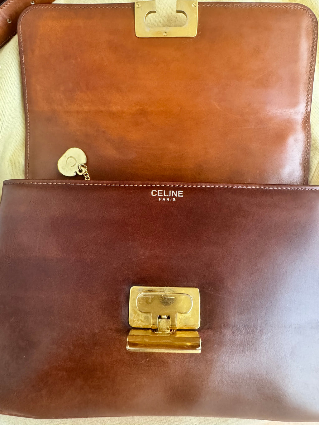 Rare Authentic Vintage Celine Triomphe Bag