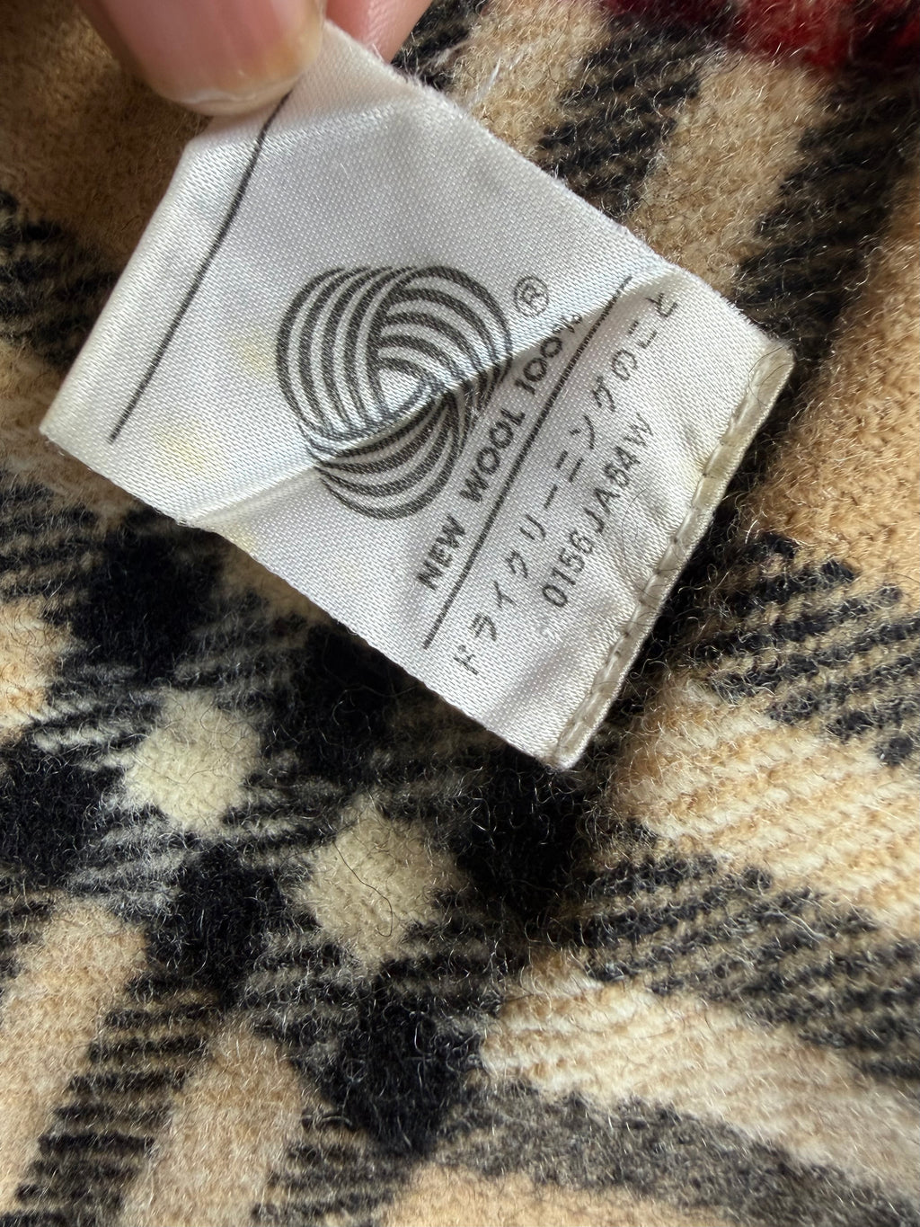 Authentic Burberry Wool Over The Knee Blanket