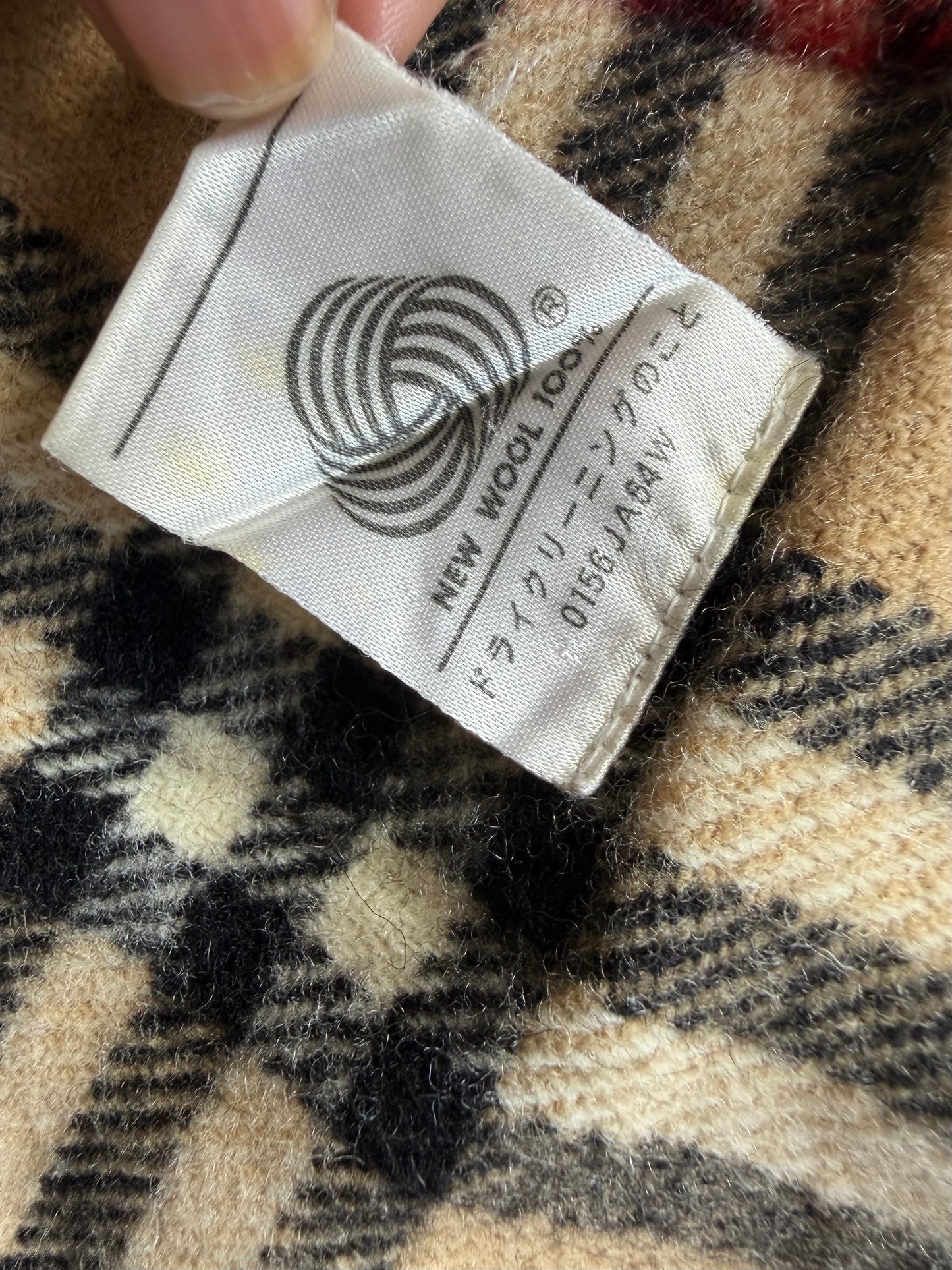 Authentic Burberry Wool Over The Knee Blanket
