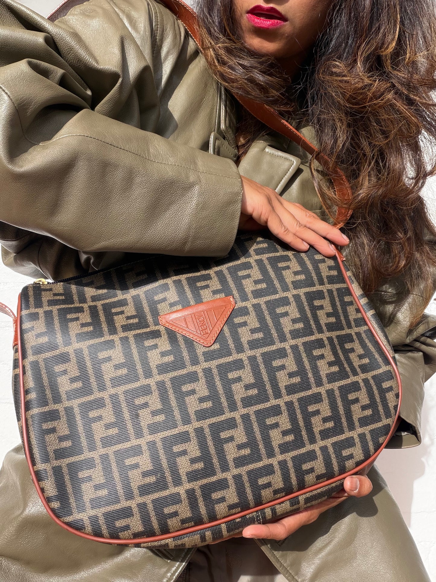 Vintage Fendi Zucca Monogram Bag