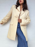 Vintage Esprit Padded Cashmere Blend Coat