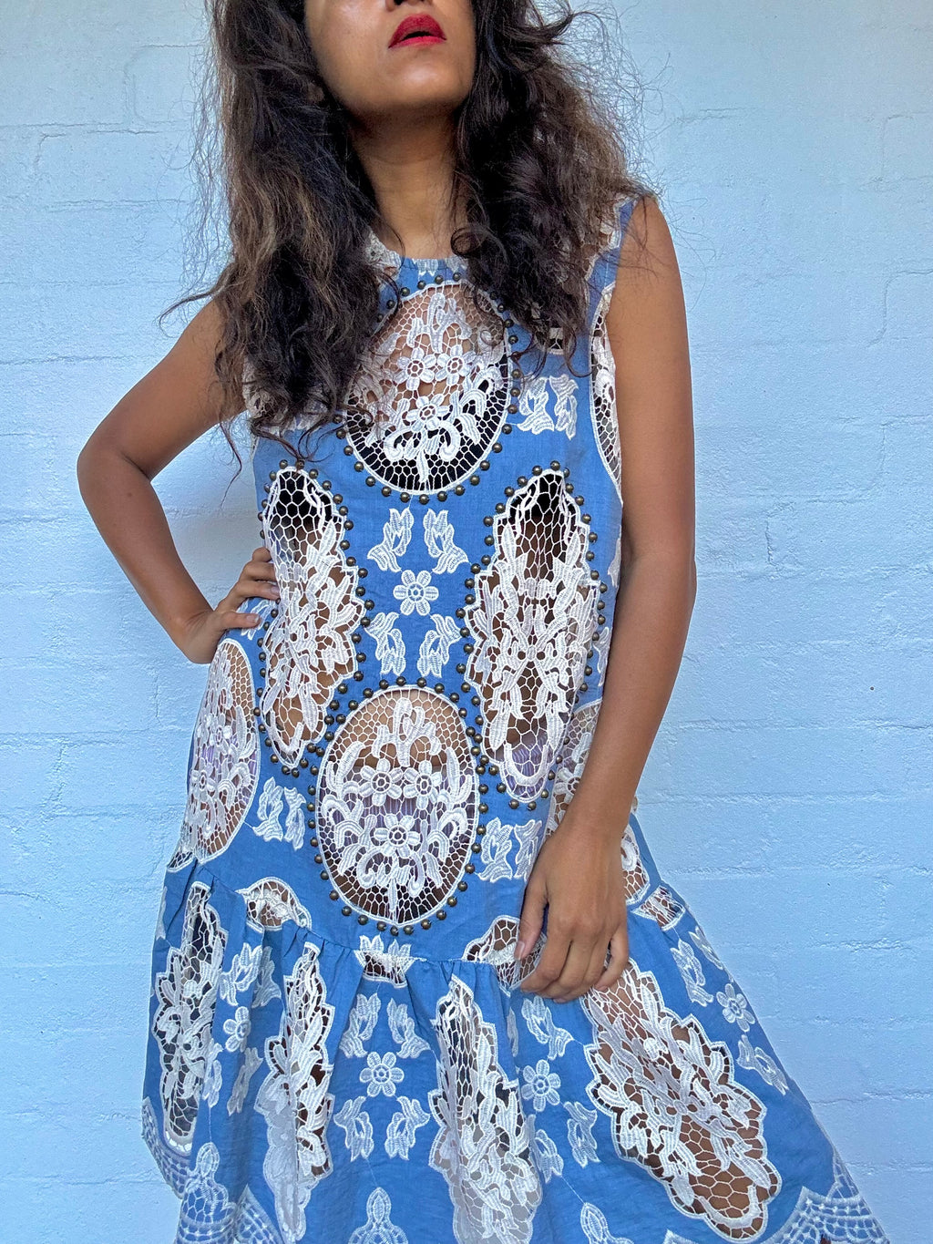 Cotton & Lace Dress