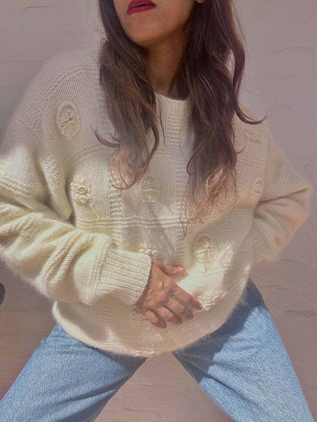 Vintage Angora Wool Jumper