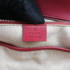 Gucci Bamboo Leather Top Handle Bag - Red/Multicolour - PRE-ORDER