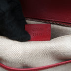 Gucci Bamboo Leather Top Handle Bag - Red/Multicolour - PRE-ORDER