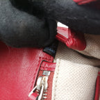 Gucci Bamboo Leather Top Handle Bag - Red/Multicolour - PRE-ORDER