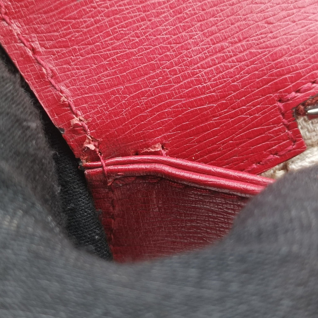 Gucci Bamboo Leather Top Handle Bag - Red/Multicolour - PRE-ORDER
