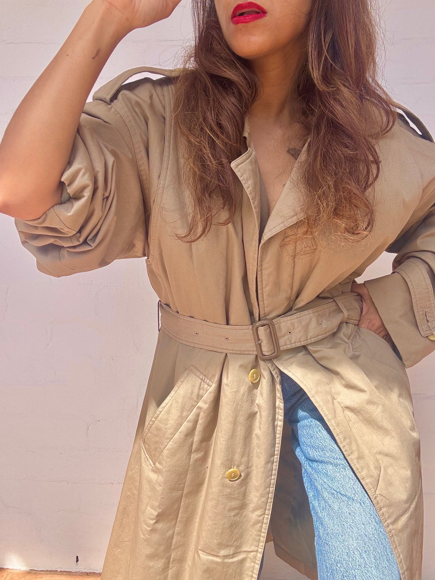 Christian Dior Khaki Trench Coat