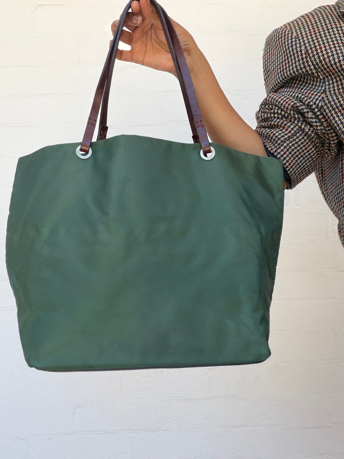Fendi Nylon Bag - Green