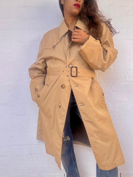 Christian Dior Trench Coat with Wool Lininig