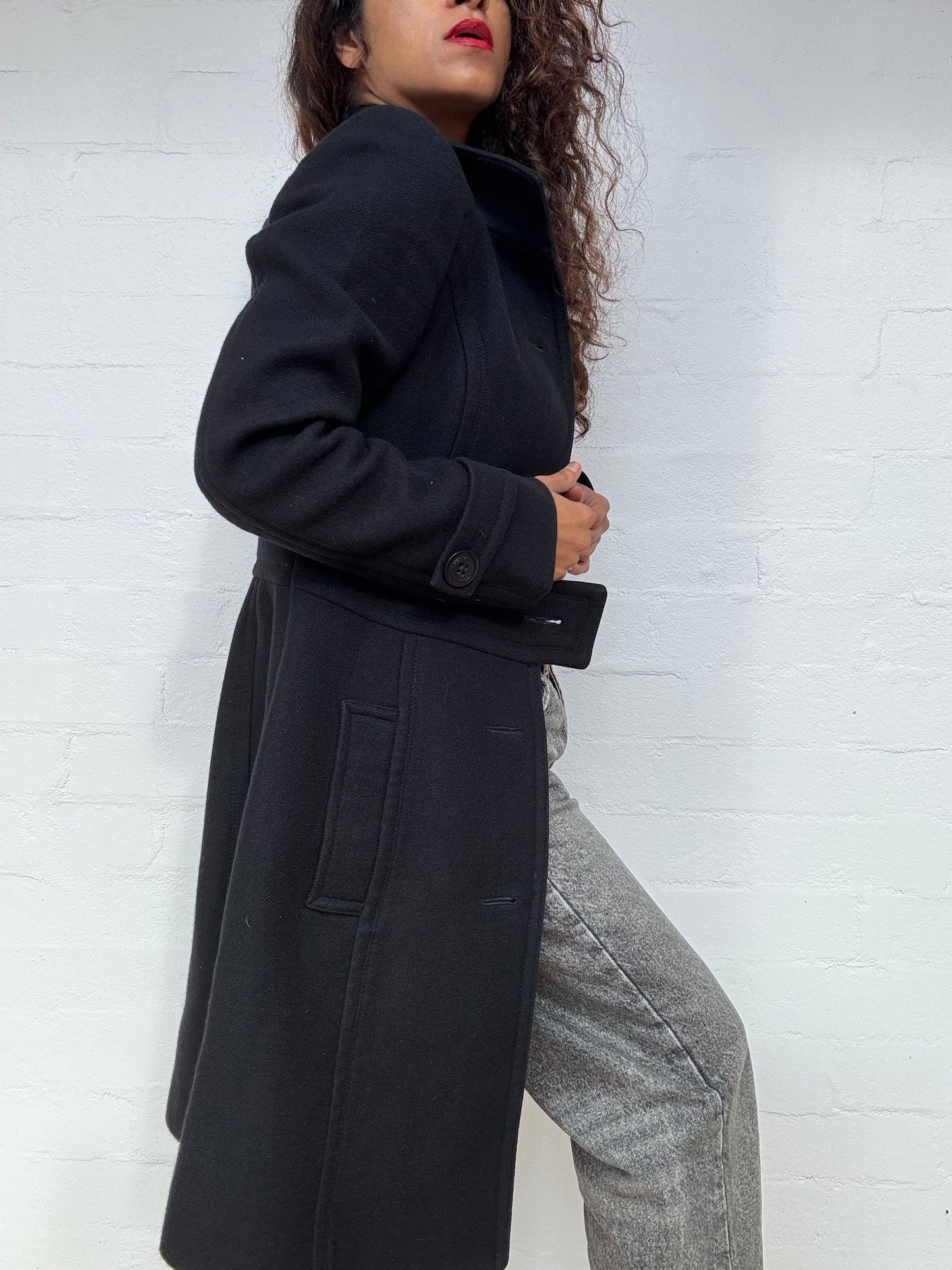 Burberry Angora Wool Coat