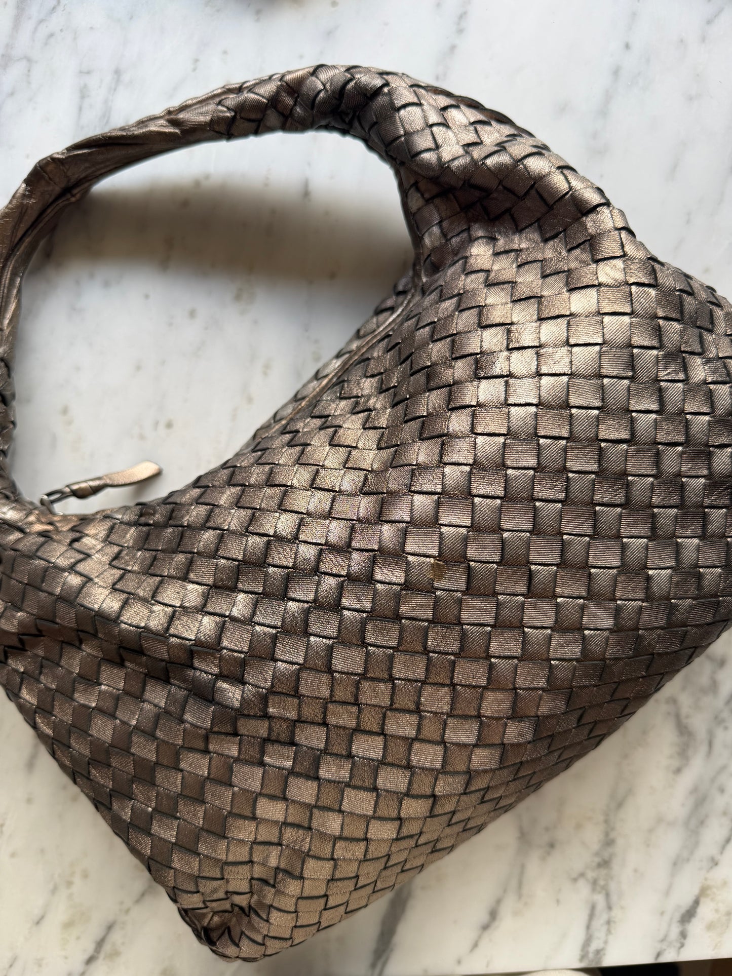 BOTTEGA VENETA Intrecciato Leather Handbag