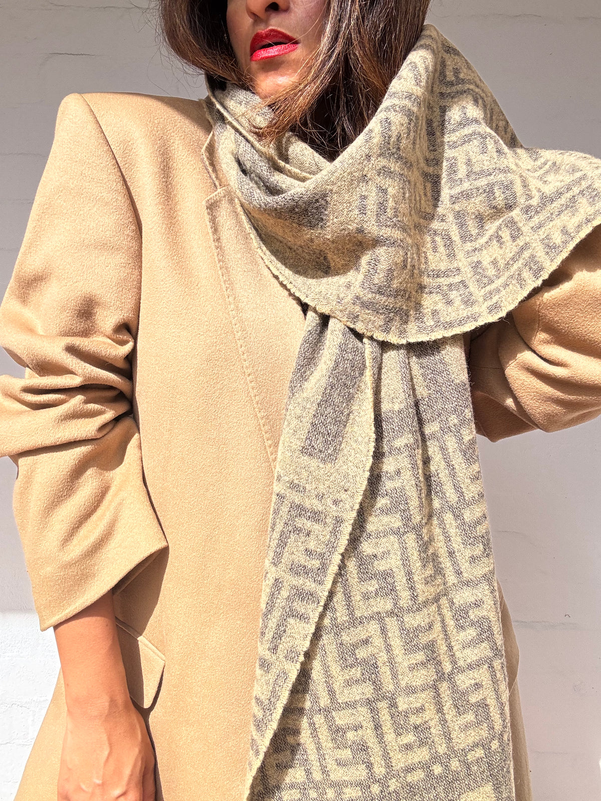 Vintage Fendi Wool Scarf
