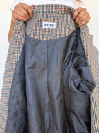 Vintage Wool Plaid Blazer