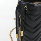 GUCCI Marmont Mini Quilted Bucket Bag